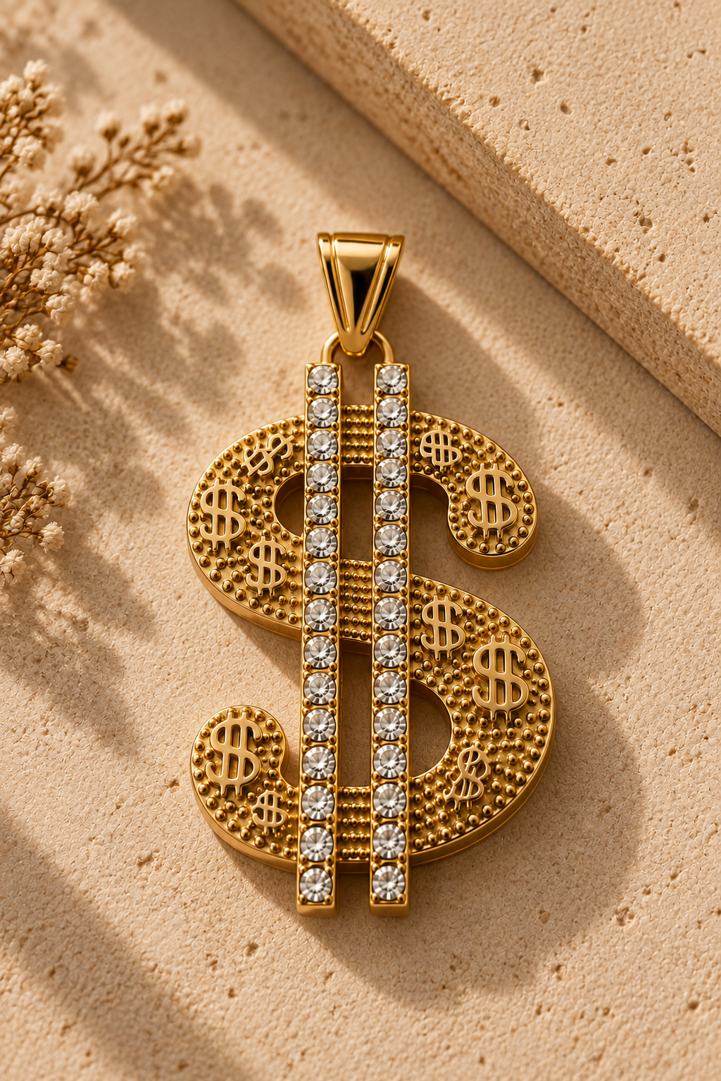SET CADENA CARTIER + DIJE DOLAR HOMBRE