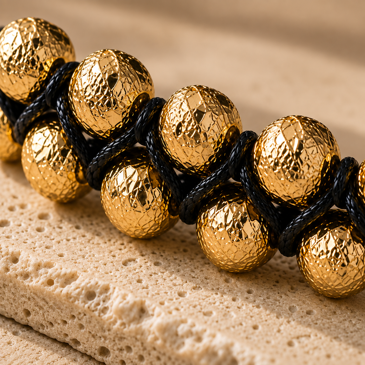 PULSERA ITALIANA DOBLE HOMBRE