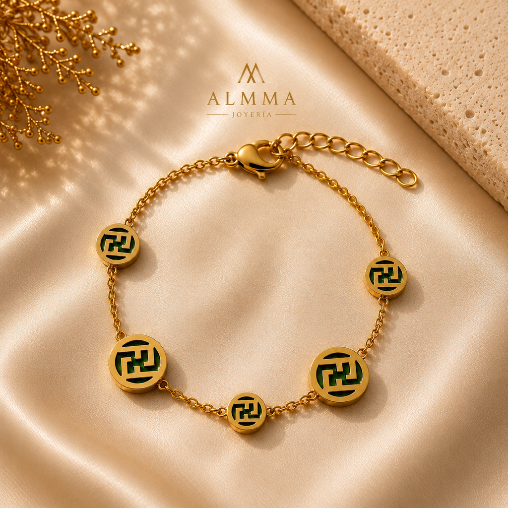 PULSERA FENDI VERDE MUJER