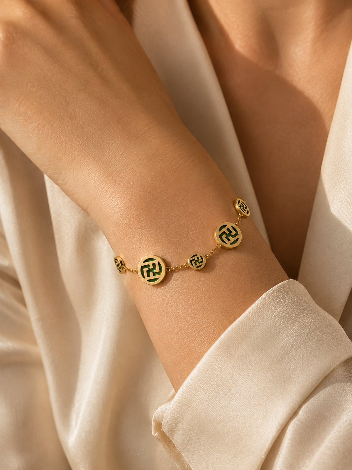 PULSERA FENDI VERDE MUJER